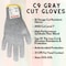 Golden Protective Services C9, 10 Gauge Cut Resistant Grey Glove, ANSI Cut Level 7, Anti-Microbial, Size XL 10-2413M - alternate 2