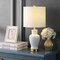 Jonathan Y Chi 21" Ceramic/Iron Modern Classic LED Table Lamp, White JYL6605A - alternate 3