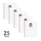 C-Line Products 8-1/2" x 11" White Two-Pocket Heavyweight Poly Portfolio Folder with Prongs, 1/EA 33967-BX - alternate 3