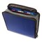 Case It Mighty Zip Tab Binder, 3 Rings, 3" Capacity, 11 x 8.5, Blue D-146-BLUE - alternate 2