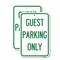 Signmission Guest Parking Only, 18'' X 24'' 2 Signs, Heavy Gauge Aluminum, 2PK A-1824-2PACK-23929 - alternate 1