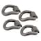 Mytee Products 1in Bent Forged D-Ring w/ Weld On Clip, WLL# 15,600 lbs, 4PK D-Ring01-W-Bentx4 - alternate 1