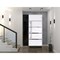 Vdomdoors Steel Door Deux 1105 Black Enamel Sidelight Exterior Window Sidelite Stainless Inserts Entry Door P DEUX1105EXD-BLK-W36+12xH80-LH-O - alternate 2