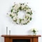 Homeroots 36" White And Green Hydrangea Artificial Wreath 634648 - alternate 2