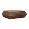 Homeroots 18in Brown Solid Wood Floating Mount TV Stand 727853 - alternate 2