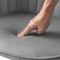 Homeroots 23" Gray Velvet And Gold Swivel Arm Chair 524859 - alternate 2