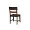 Homeroots Set of Two Dark Brown Solid Wood Ladder Back Dining Side Chairs, 2PK 661263 - alternate 2