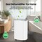 Edendirect 50 pt. 4,000 sq. ft. Dehumidifier  with Drain Hose, 1 Gal. Bucket, 45dB Dehumidifier for Bedroom ZR-D1022 - alternate 3
