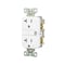 Eaton Wiring Devices Eaton Tamper and Weather-Resistant GFCI Receptacle, 125 V, 20 A, NEMA: NEMA 5-20R, Back, Side Wiring TWRGF20W - alternate 3