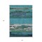 Homeroots 5' X 8' Teal Blue Abstract Washable Indoor Outdoor Area Rug 608754 - alternate 2