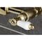 Kingston Brass Two-Handle Wall Mount Bridge Kitchen Faucet, Polished Brass KS1262PL - alternate 2