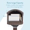 Architectural Mailboxes Grand Haven Plastic Mailbox Combo, Mocha GHC40MAM - alternate 2