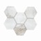 Msi Arabescato Venato White Hexagon Sample Honed Marble Mosaic Floor And Wall Tile ZOR-MD-0619-SAM - alternate 4