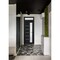 Vdomdoors Front Exterior Prehung FiberGlass Door Frosted Glass / Manux 8088 Matte Black / Transom Window / Of MANUX8088EXD-BLK-W36 x H80+14-RH - alternate 1
