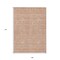 Homeroots 9' X 12' Copper And Beige Floral Washable Indoor Outdoor Area Rug 582342 - alternate 2