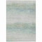 Homeroots 8' X 10' Linen Striped Washable Indoor Outdoor Area Rug 608482 - alternate 2