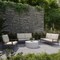 Leisuremod Milena 41 in Round Fluted Fiberstone Coffee Table, 250 lb Capacity, Fully Assembled MCT41W - alternate 2