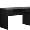 Homeroots 59" Gray and Black L Shape Computer Desk With Eight Drawers 333528 - alternate 2