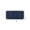 Homeroots 68" Sapphire Blue Wood Six Drawer Double Dresser 714484 - alternate 3