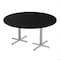 Correll Round Cafe Table, 60 in W, 60 in L, 29 in H, Particleboard Top, Black Granite SCT60R-07-98-09 - alternate 1