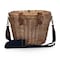 Picnic Time Family Of Brands Cambridge Bicycle Basket, Natural Wicker 125-00-173-000-0 - alternate 3