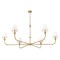 Z-Lite Tova Rubbed Brass 6 Light Chandelier 3049-62RB - alternate 3