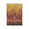 Homeroots 3' X 5' Gold Red And Brown Floral Washable Indoor Outdoor Area Rug 597056 - alternate 3
