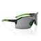 Jackson Safety Maxview+, Safety Glasses, Anti-Fog & Anti-Scratch, Smoke Lens, Black/Green Frame, Half-Frame 60003 - alternate 1