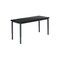 Diversified Spaces Metal Activity Tables, 60 in W, 42 in L, 23-1/2 in to 37-1/2 in H, Laminate, Black X890LBB - alternate 1
