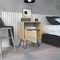 Homeroots 22" Beige Wood Nightstand 543641 - alternate 3