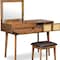 Homeroots 43" Brown Wood Four Drawer Dresser 714273 - alternate 3
