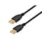 Monoprice USB 2.0 Cable, 1-1/2 ft.L, Black 5441 - alternate 1