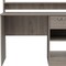 Homeroots 40" Light Gray and Brown Wood Computer Desk 403787 - alternate 2