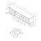 Monarch Specialties Tv Stand, 72 Inch, Storage Drawers, Media Center, Living Room, Bedroom, Brown Oak Laminate I 2524 - alternate 3