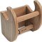 Homeroots Traditional Solid Teak Magazine and Toilet Paper Holder 475860 - alternate 2