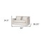 Homeroots 69" Cream Fabric Sofa 607308 - alternate 2