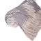 Homeroots 50" X 60" Ivory and Gray Woven Cotton Striped Throw Blanket with Fringe and Embroidery 548938 - alternate 2