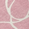 Homeroots 5' X 8' Pink And Ivory Abstract Washable Indoor Outdoor Area Rug 597500 - alternate 2