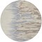 Homeroots 8' Beige Brown And Gray Round Abstract Washable Indoor Outdoor Area Rug 601172 - alternate 2