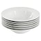 Our Table Simply White 6 Piece 8.7in Porcelain Soup Bowl Set in White 133009.01 - alternate 2