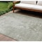 Homeroots 8' X 10' Linen Abstract Washable Indoor Outdoor Area Rug 608241 - alternate 1