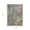 Homeroots 9' X 12' Taupe Gray And Beige Abstract Washable Indoor Outdoor Area Rug 618248 - alternate 6