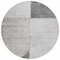 Homeroots 8' Taupe Beige And Gray Round Abstract Washable Indoor Outdoor Area Rug 582910 - alternate 3