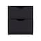 Homeroots 19" Black Wood Two Drawer Nightstand 543691 - alternate 2