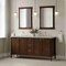 James Martin Vanities Kinnsden 72" Double Vanity, Sable Oak w/ 3 CM Eternal Jasmine Pearl Silestone Top D680-V72-SBK-3EJP - alternate 3