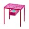 Lockermate Adjust-A-Shelf Locker Shelf & Organizer, Extends to Fit Your Locker, Includes Storage Drawer, Pink 5025-FCH - alternate 1