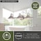 Vaxcel Akron 28-in Satin Nickel Farmhouse Barn Wall Sconce, 3 Light Bathroom Vanity Fixture, Metal Shade, White Interior W0377 - alternate 3