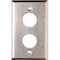 Siemon Faceplate - 2 x Socket(s) - 1-gang - Stainless Steel XFP-S-02-SS - alternate 1