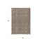 Homeroots 5' X 8' Brown And Ivory Geometric Washable Indoor Outdoor Area Rug 612119 - alternate 3