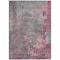 Homeroots 5' X 8' Blush Gray And Mauve Abstract Washable Indoor Outdoor Area Rug 618221 - alternate 3
